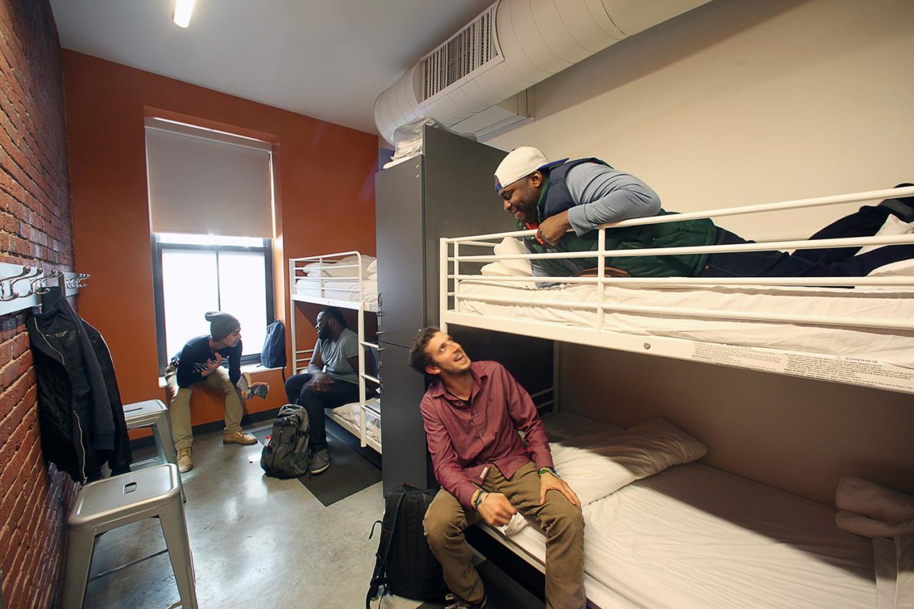 HI Boston hostel 4 Bed Dorm