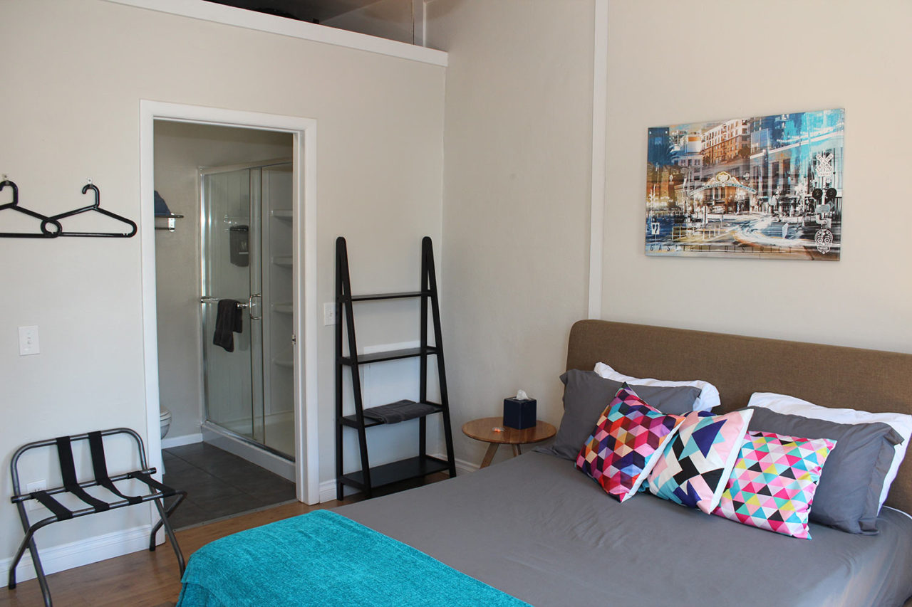 Private ensuite room at HI San Diego Downtown Hostel