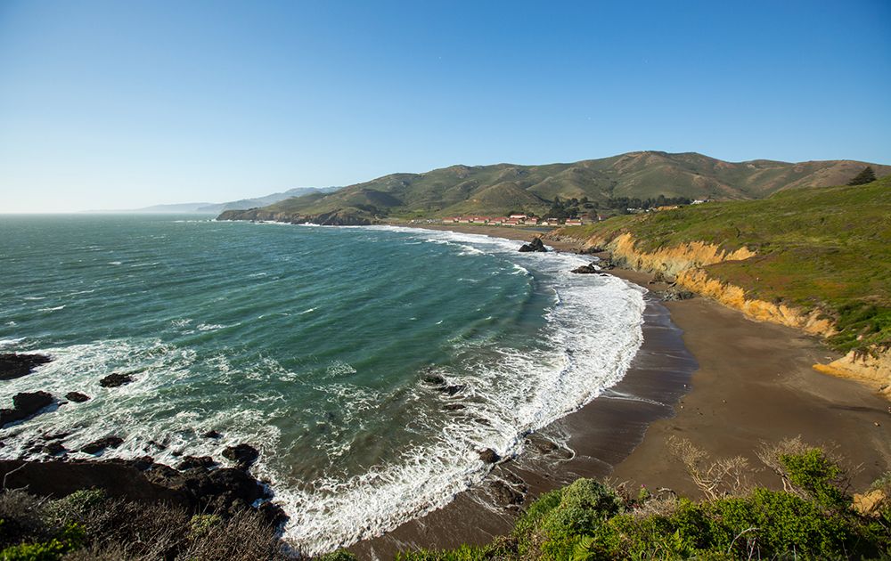 a five-person bedroom at HI Marin Headlands hostel private vacation rental