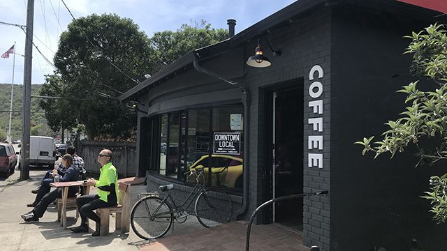 Downtown Local coffee shop in Pescadero