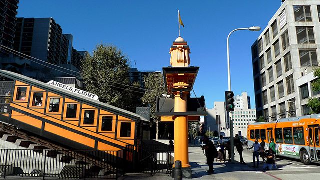 Angel's Flight funicular Los Angeles