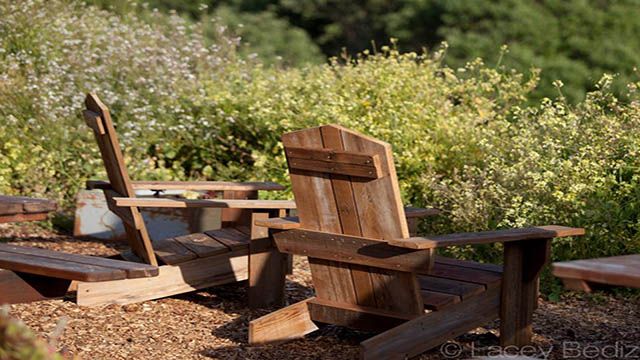 adirondack chairs at HI Point Reyes hostel