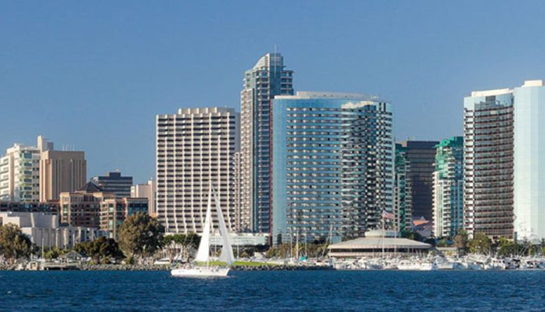 View of the San Diego skyline