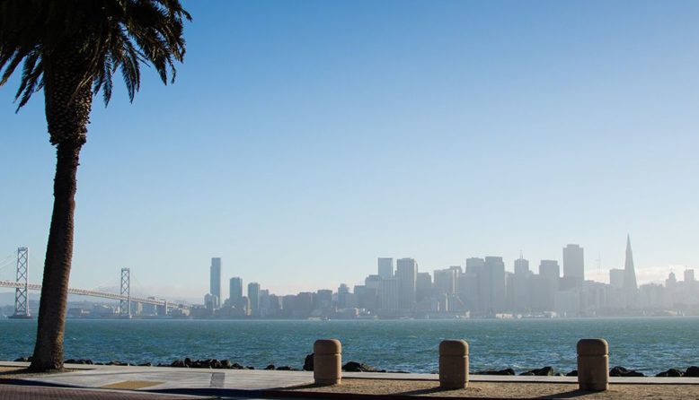 A view of San Francisco from Treasure Island