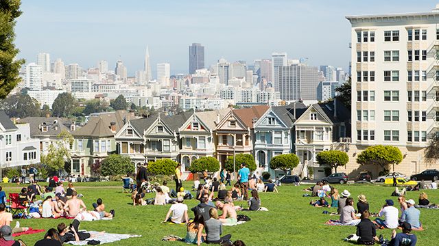 Alamo Square in San Francisco