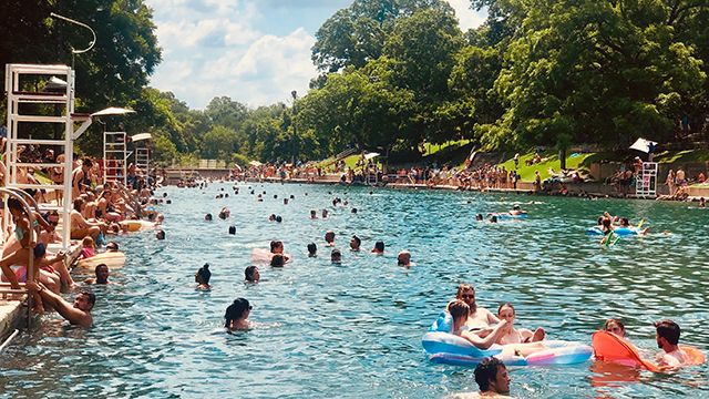 Barton Springs in Austin Texas
