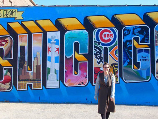 Greetings from Chicago mural