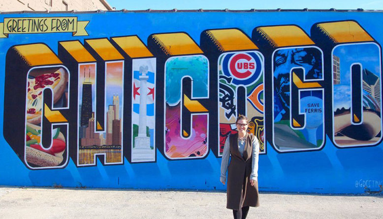 Greetings from Chicago mural
