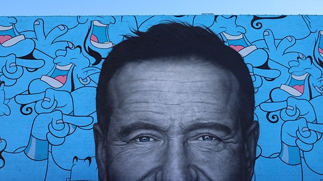 Robin Williams mural in Chicago