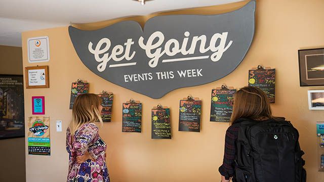 Events calendar at HI Point Montara Lighthouse hostel