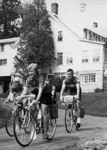 Cycling groups were early hostellers.