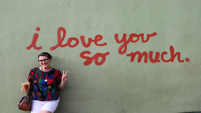 I love you so much mural in austin