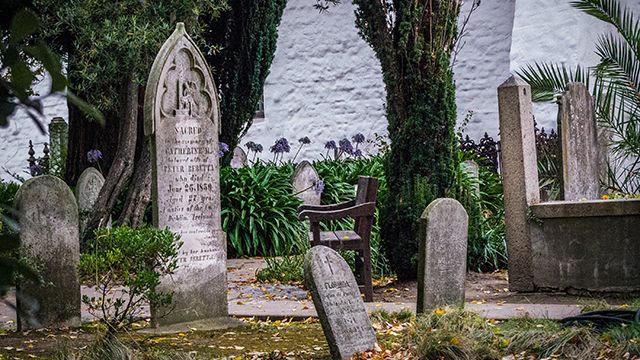 Mission Dolores cemetery in San Francisco