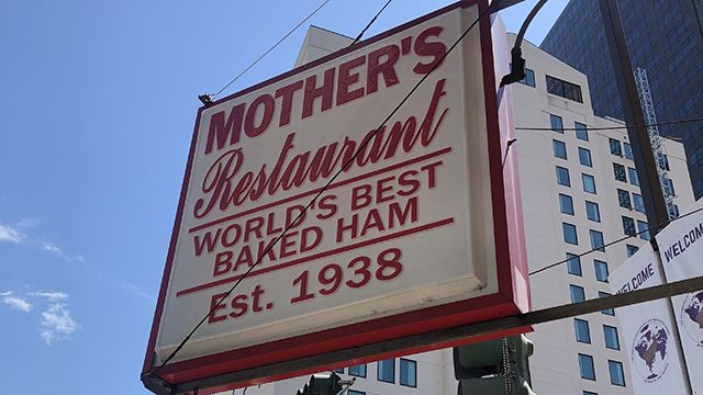 sign for mother's restaurant