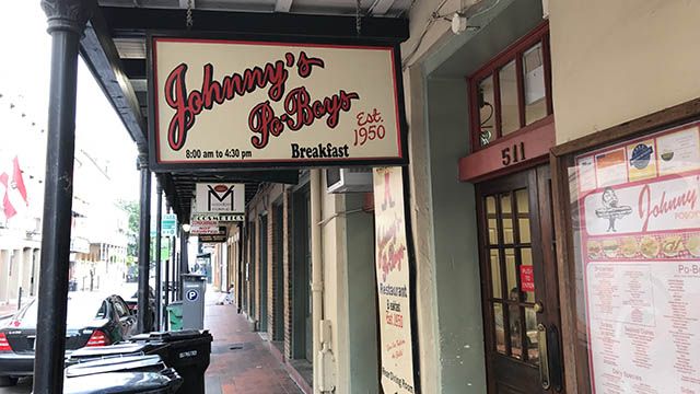 Johnny's Po Boys New Orleans