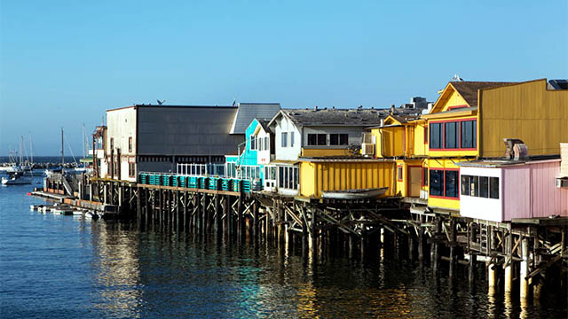 the wharf in Monterey