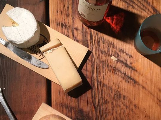 a wine and cheese picnic