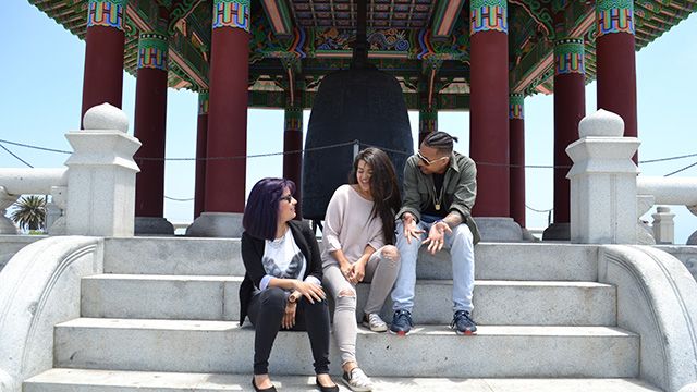 Korean friendship bell in San Pedro