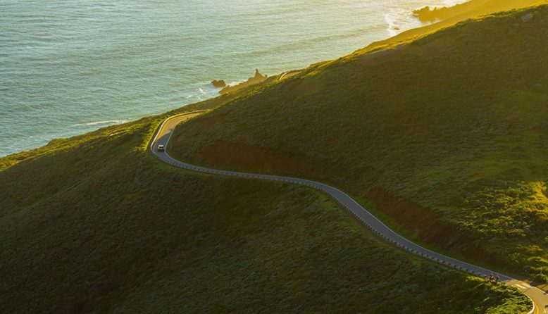 Road in the Marin Headlands