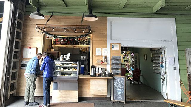 Toby's coffee bar in Point Reyes