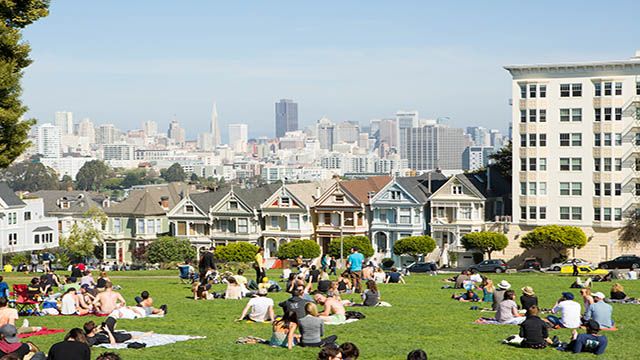 alamo square park in san francisco