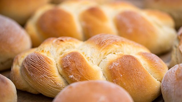 a loaf of challah bread