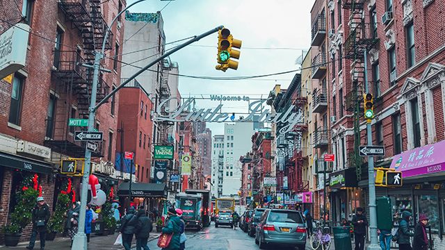 Manhattan's Little Italy sign