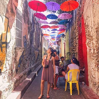 blogger Gabby Beckford in Cartagena Colombia