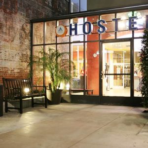 exterior of HI Los Angeles Santa Monica hostel