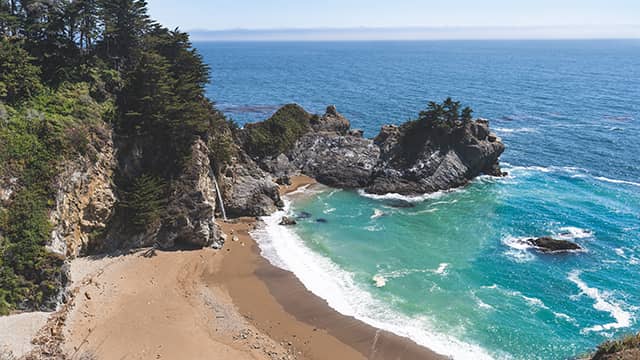 McWay falls in Big Sur