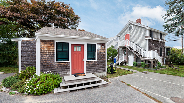 a small cottage at HI Hyannis hostel