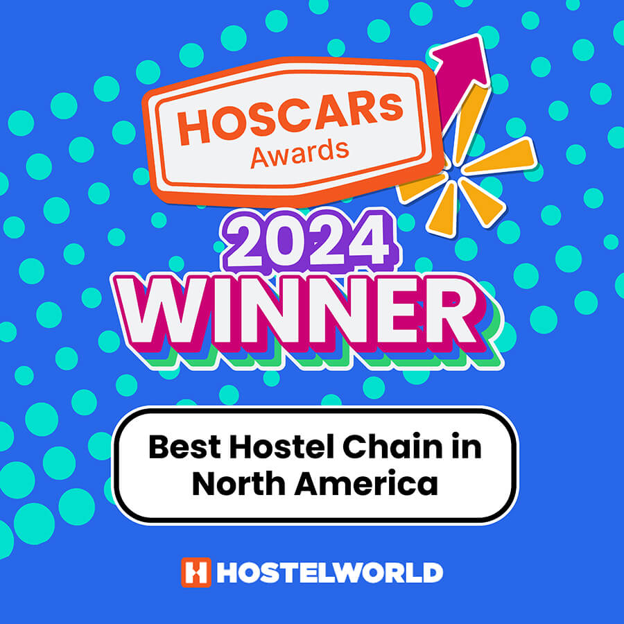 HI USA was voted the #1 hostel chain in the USA by Hostel World users in 2024