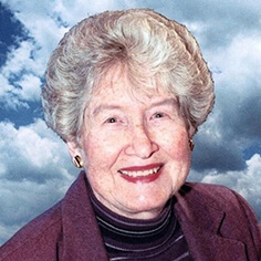 Mary Ellen Brucker, whose endowment will fund Explore the World scholarships for years to come.